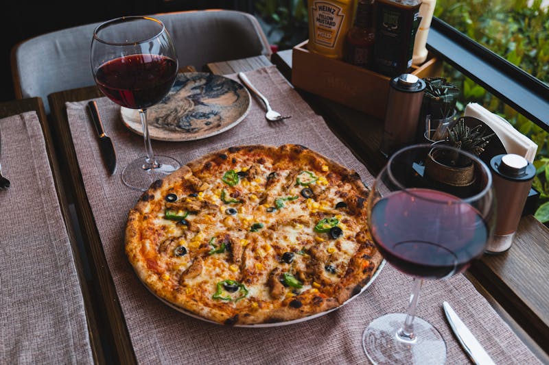 Cozy restaurant dining room interior