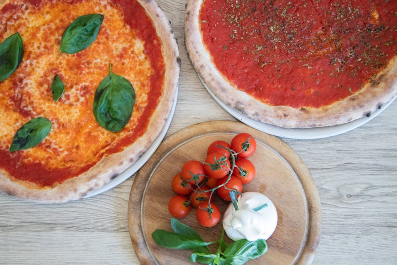 Fresh homemade pasta dishes